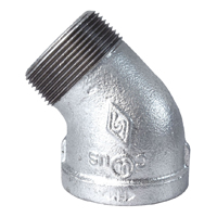 Street Elbow 45deg 1-1/2" Galv