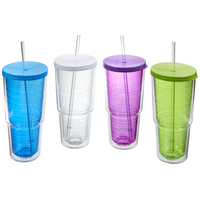 Tumbler Double Wall Asstd 24oz