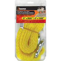 Keeper Tow Rope W/ Hook 13'