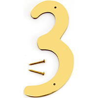 Hy-ko House 4" Brass #3