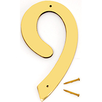 Hy-ko House 4" Brass #9