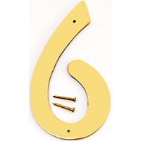 Hy-ko House 4" Brass #6