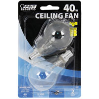 Feit Candelabra Cl-fan 40w 2pk