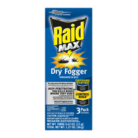 Raid Max Dry Fogger 1.27oz 3pk