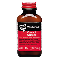 Dap Glue Contact Cement 3oz Tan