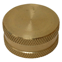 Pp Garden Hose Cap 3/4" Brs