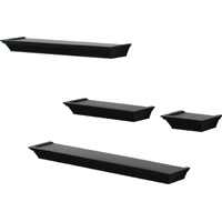 Mantel Wood Shelf Kit 3-1/2" 4pc