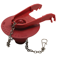 Fm Toilet Flapper 1.6gl Red