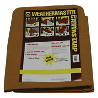 Dw Canvas Tarp 12'x16' 10oz Brwn