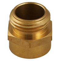 Pp G-hose Adaptr 3/4" Brs