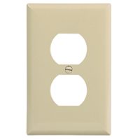 Wallplate Recpt 1g Ivy