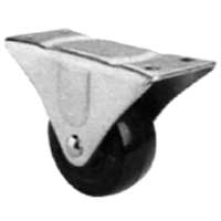 Plate Caster Rbbr 3" Rigid