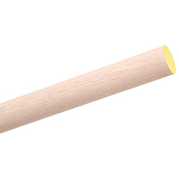 Dowel Hardwood 48"x3/4" Yllw