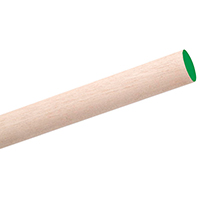 Dowel Hardwood 48"x1.25" Grn