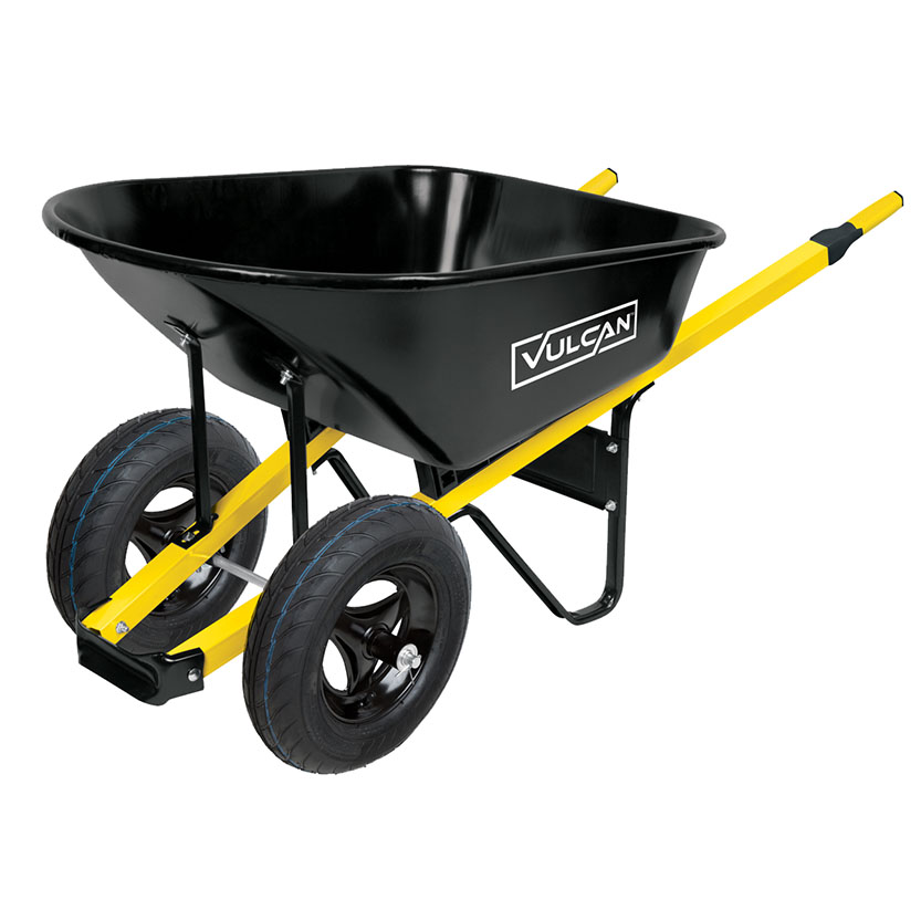 Vulcan Wheelbarrow 2-tire 6cu'